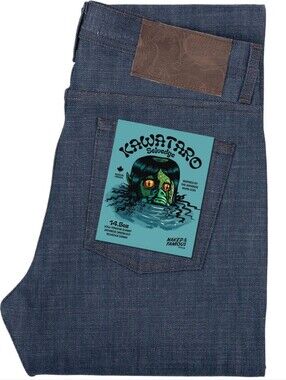 Naked & Famous Kawataro Selvedge Weird Guy Size 33 14oz Japanese Denim Jeans